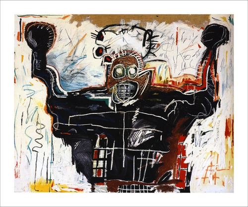 Lamina Fine Art Boxeador Jean Michel Basquiat 60x50 Myc