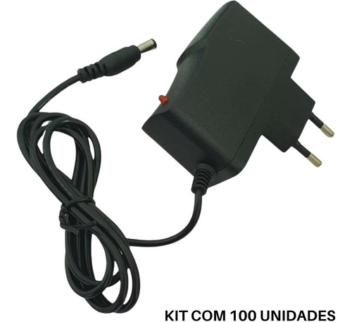 Fonte Dc Chaveada 9v 1a Plug P4 Arduino Bivolt - 100 Peças