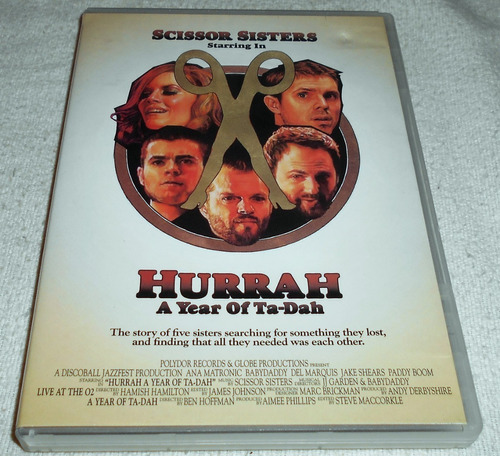 Dvd Scissor Sisters - Hurrah A Year Of Ta-da