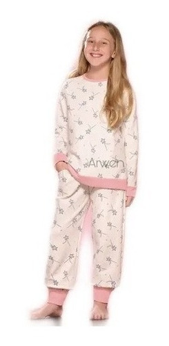 Pijama Infantil Nena Invierno Frisado Lencatex Niña - 20931
