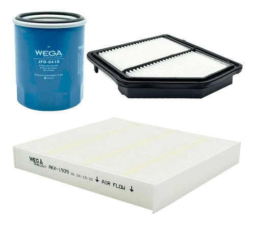 Kit Completo Filtros Wega Honda Hr-v 1.8 16v I-vtec