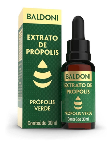 Imagem 1 de 1 de Extrato De Própolis Verde 11% 30ml - Baldoni