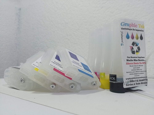 Sistema Tinta Continua Plotter Hp Designjet 110p Hp 10 Y 11