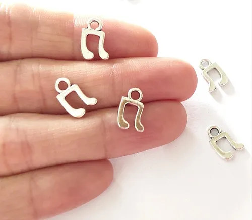 comprar Pack X 40 Dijes Nota Musical Metal Bijouterie Souvenirs 