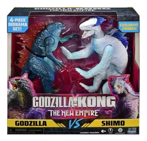 Set Godzilla X Kong 2 Fgs+acc Gozilla Vs Shimo 35790 Srj