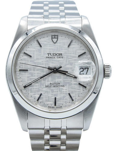 Eslabon Para Reloj Tudor Prince Date Acero 15mm Moderno