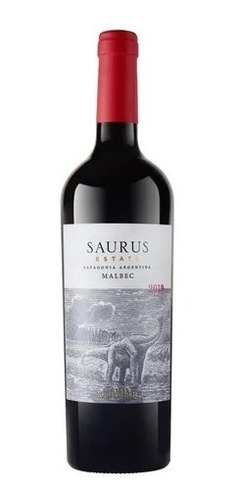 Vino Saurus Estate Malbec 750ml. Quirino Bebidas