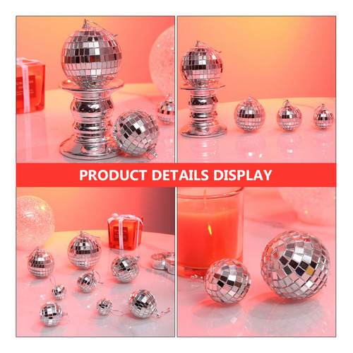 Disco Mirror Ball Disco Ball Prom, 12 Unidades