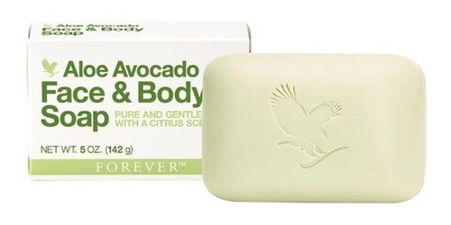 Aloe Avocado Face & Body Soap Jabón De Aguacate Forever 