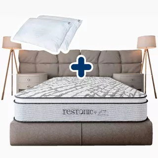 Colchones Individual Restonic Ortopédico+2 Almohadas Gratis