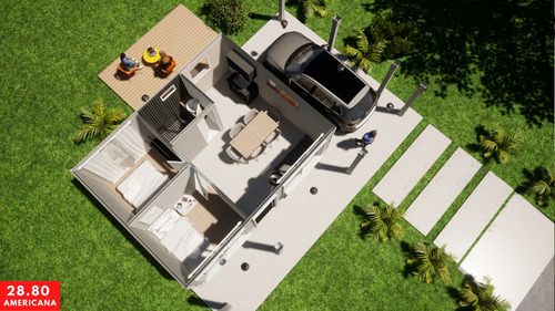 Casa Prefabricada - Premoldeadas - Estilo América 28.80