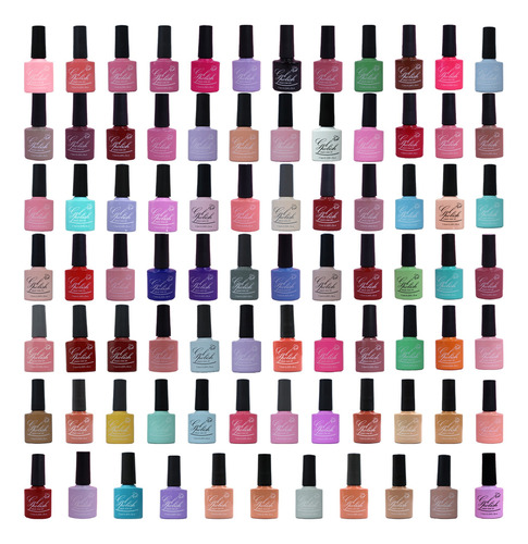 6 Esmalte Gel Uv Esmalte Em Gel Kit Esmaltes Glitter Atacado