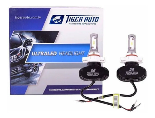 Kit Ultra Led H16 50w 6000k 4000lm 12v Reator Integrado