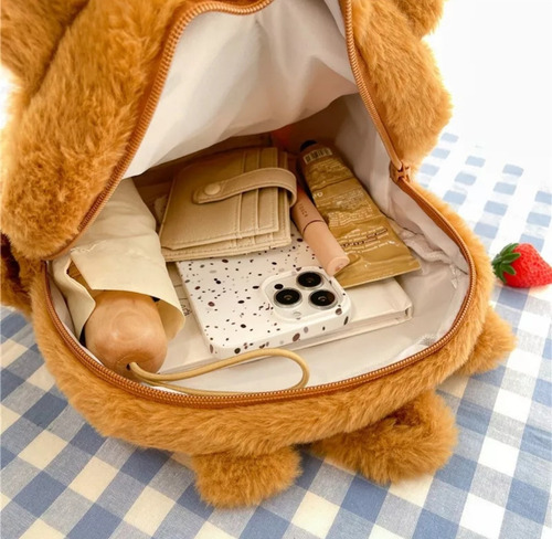 Mochila De Felpa Capibara Regalo Tierno Kawaii
