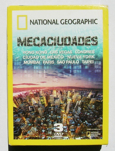Megaciudades National Geographic Caja Con 3 Dvd's, 2007