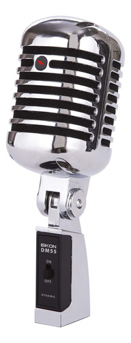 Microfono Eikon Dm55v2 Vocal Diseño Estilo Antiguo