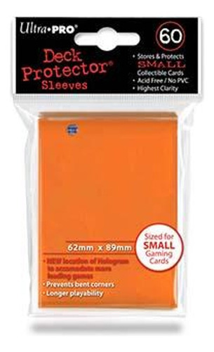 Protectores Mini Small Naranja X 60 - Ultra Pro