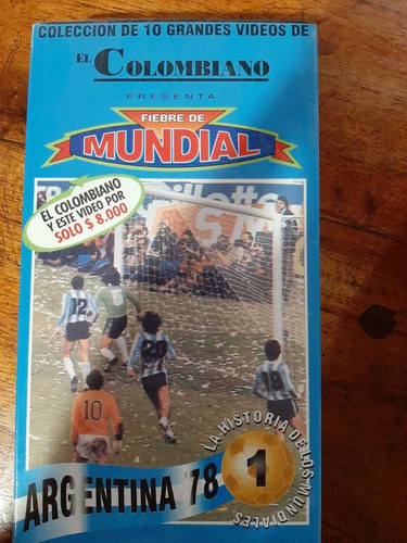 Mundial Fútbol Argentina 1978 En Vhs