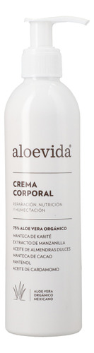 Aloevida Crema Corporal 75% Aloe Vera Orgánico - 270ml