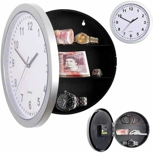 Reloj De Pared Con Caja Fuerte Secreta Cod Si-20