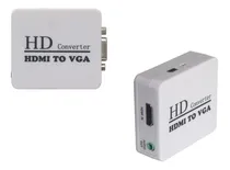 Comprar Adaptador Convertidor Hdmi A Vga C\u002Faudio Fullhd 1080p