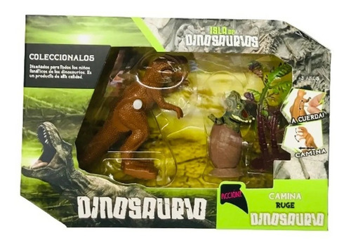 Dinosaurios A Cuerda Set De Dino Con Huevo