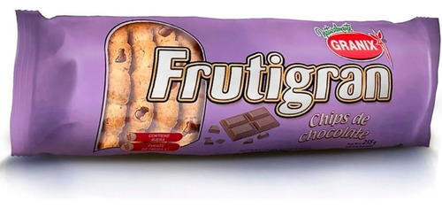 Galletitas Frutigran Chips De Chocolate 255g Galletas Granix