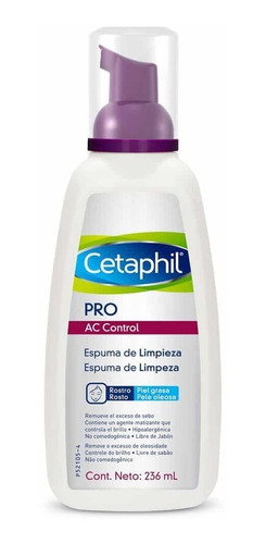 Cetaphil Pro Ac Control Espuma De Limpieza 236ml