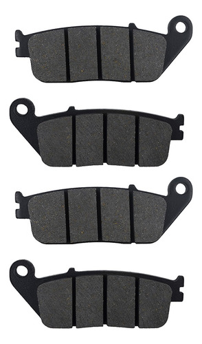 2 Pares Pastillas Freno Delanteras Para Honda Cbf600 Cb750