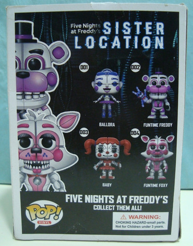 Figura Sister Location Simil Funko Five Nights At Freddy's