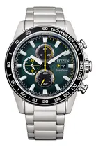 Comprar Reloj Hombre Citizen Crono Ca0780-87x Eco Drive Agente Of M Color de la malla Acero inoxidable Color del bisel Negro Color del fondo Verde oscuro