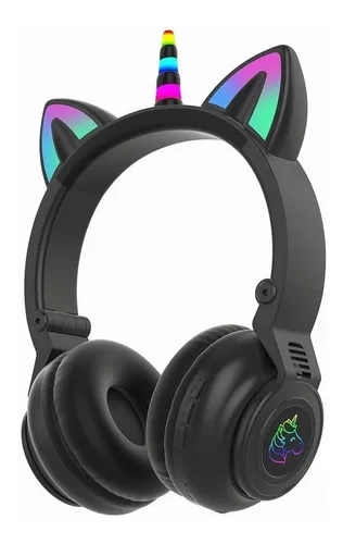 Auriculares Bluetooth Diadema Inalámbricos Para Niños 45h Rosa/Morado