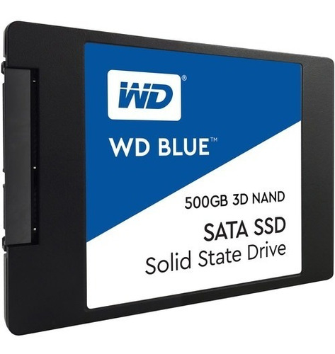 Ssd Wd 500gb Azul 3D Nand Sata Iii 2.5 WdBNCE5000PNC Color Azul