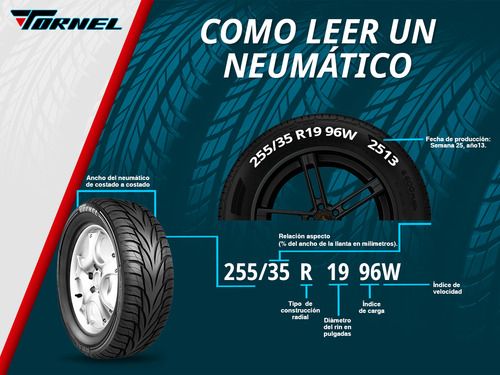 Una Llanta Tornel P195/65r15 Real 89v