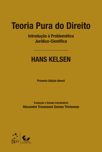 Teoria pura do direito, de Kelsen, Hans. LTC - Livros Técnicos e Científicos Editora Ltda., capa mole em português, 2021