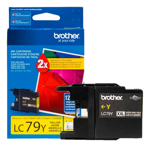 Cartucho Tinta Brother Lc-79y Amarelo Alto Rendimento