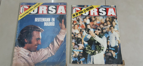 Lote De Antiguas Revistas Corsa Año 71 Y 73 2 Revistas