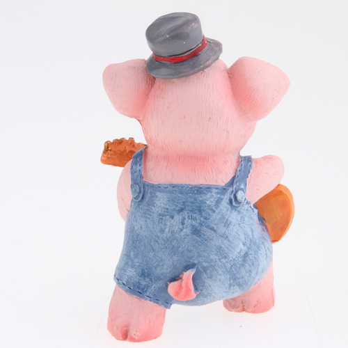 4x Cute Mini Pig Toy Figures Kit Fairy Garden Terrario Prop
