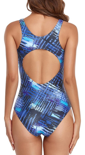 Para Traje De Baño Deportivo De Una Pieza Para Mujer