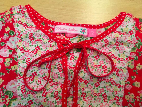 Blusa Floreada Niña Marca Mimo Babies Talle 2