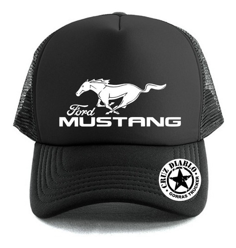 Gorras Trucker Mustang Dis2 Cruz Diablo