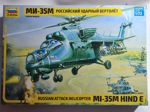 Imagen 1 de 2 de Zvezda Mi-35m Hind E 1/72 Rdelhobby Mza