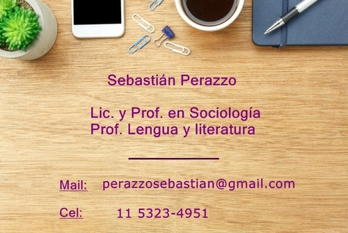 Imagen 2 de 6 de Clases Particulares Y Trabajos Ciencias Sociales Sociología