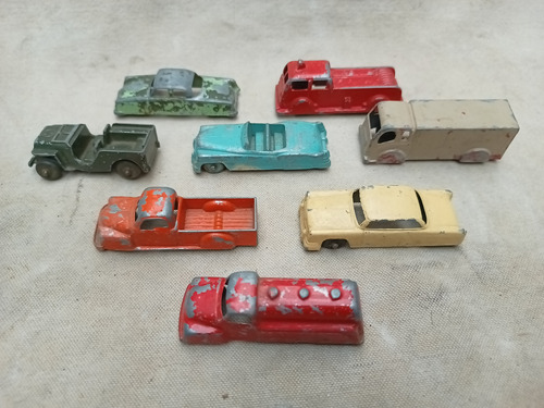 9 Carritos Goodee 50s 1:64 Parecido Tootsi Toys Usa