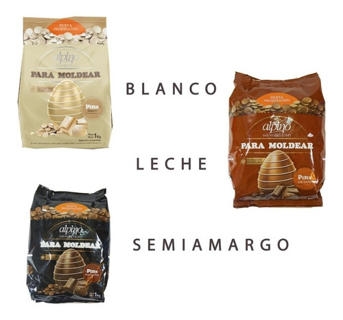 Chocolate Alpino Moldeo X Kg Primera Calidad