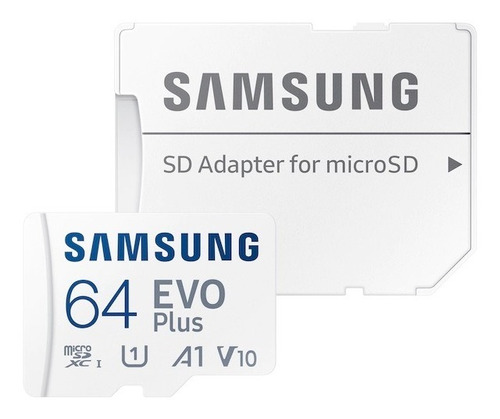 Tarjeta Memoria Micro Sd Samsung Evo Plus 64gb 100m/s U3 4k