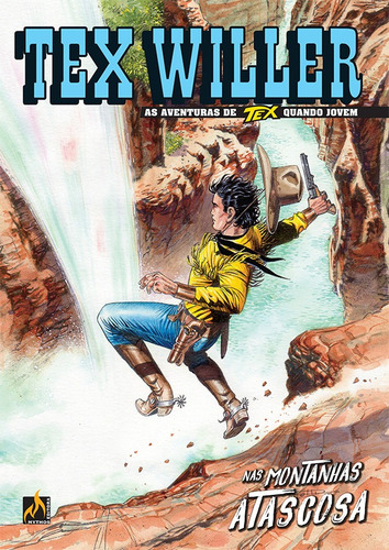 Tex Willer Nº 34: Nas montanhas atascosa, de () Rauch, Jacopo/ () De Angelis, Roberto/ Italiano Schneider, Júlio/ () Lopes, Dorival Vitor. Série Tex Willer (34), vol. 34. Editora Edições Mythos Eireli,Sergio Bonelli Editore, capa mole em português, 2021