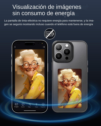 Funda Inteligente Para iPhone 14,15 Pro Max Smart Nfc Case