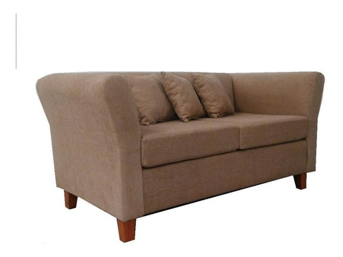 Sillon Sofa 2 Cuerpos Chenille Placa Soft Alta Densidad 