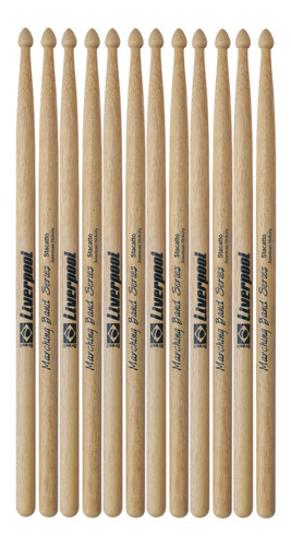 Baqueta Stacatto Madeira Hickory (6 Pares) Liverpool Bf Sthy